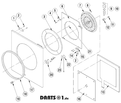 Dartscheibe-HB8-96 Dartscheibe-HB8-96
