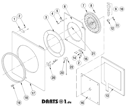 Dartscheibe-HB8-96