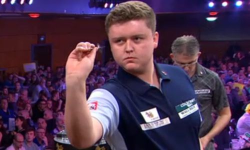 Ted Evetts beim Grand Slam of Darts 2016 Ted Evetts Grand Slam