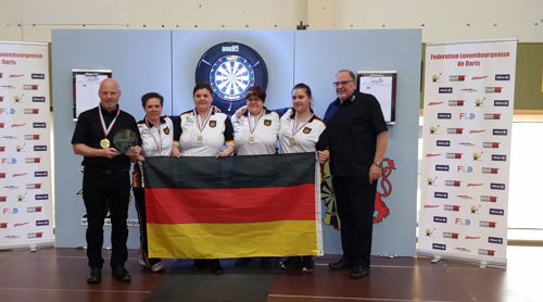 Darts-Frauen-Mannschaft Darts-Spielerinnen