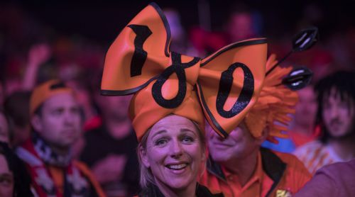 Holländischer Fan in Rotterdam