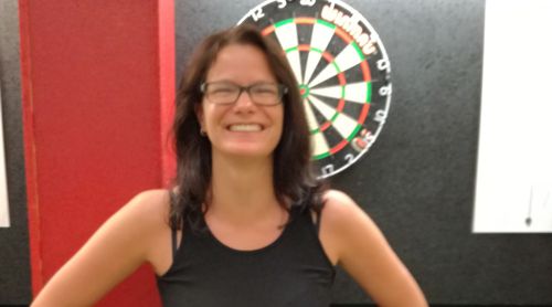 Darts-Frauen-Mannschaft Monique Leßmeister