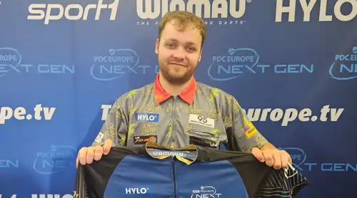 Jan Schmidt hier bei der Next Gen der PDC Europe