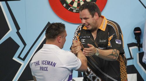 Adrian Lewis zeigte sich auch nach der Partie hoch verärgert über seinen Kontrahenten Gerwyn Price