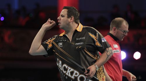 Adrian Lewis drehte einen Rückstand gegen Mark Webster noch zum Sieg