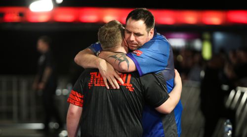 Adrian Lewis und Martin Schindler