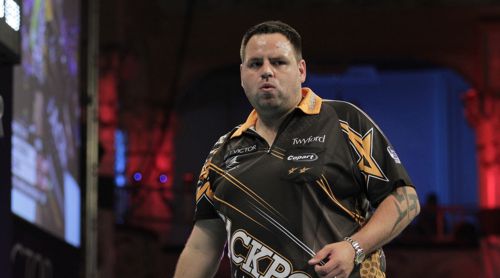 Adrian Lewis findet zu spät in sein Spiel gegen Michael van Gerwen