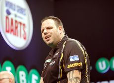Adrian Lewis hat keine Chance gegen Michael van Gerwen