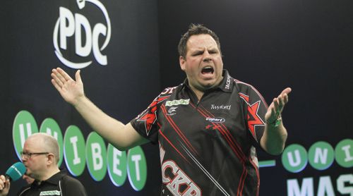 Adrian Lewis steigerte sich im Laufe der Partie gegen Kim Huybrechts