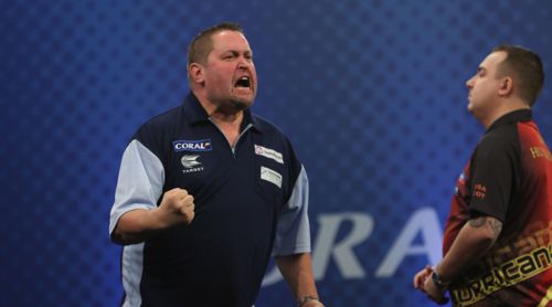 Alan Norris bezwingt Kim Huybrechts im Viertelfinale der UK Open