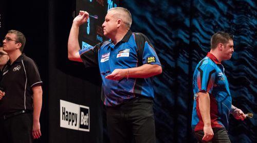 Andy Boulton zeigte in Göttingen eine herausragende Leistung und warf mit Daryl Gurney den frisch gebackenen World Grand Prix Sieger aus dem Turnier