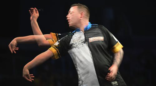 Chris Dobey Darts-Technik-Studie