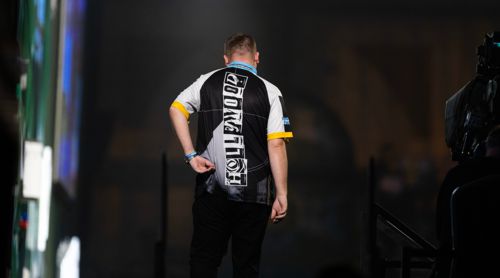 Chris Dobey auf dem Weg nach Hause