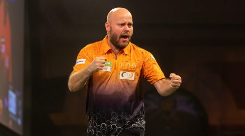 Christian Kist mit dem 9-Darter