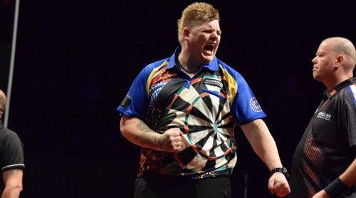 Corey Cadby bot Raymond van Barneveld ein Duell auf Augenhöhe