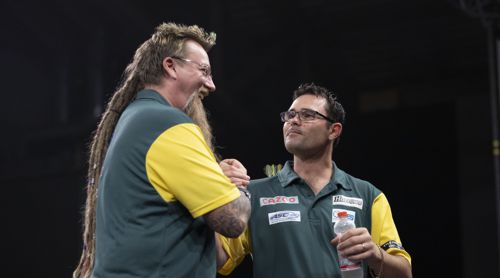 Damon Heta und Simon Whitlock aus Australien