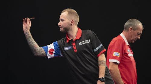 Ex-BDO-Spieler Danny Noppert gegen BDO-Mann Wayne Warren