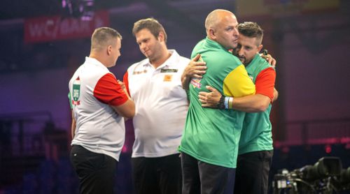 Darius Labanauskas mit Landsmann Mindaugas Barauskas
