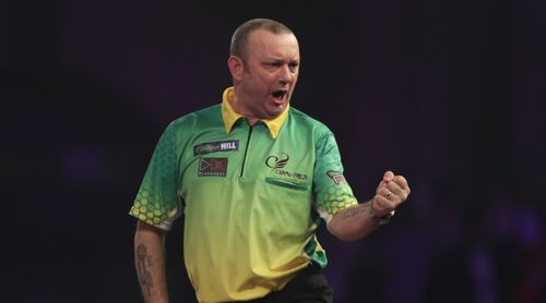 Darren Webster zieht in die zweite Runde der Darts Weltmeisterschaft 2018 ein