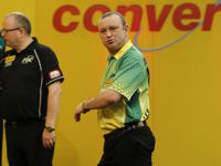 Darren Webster lag im Halbfinale des Players Championship mit 6:0 gegen Michael van Gerwen in Front