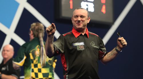 Darren Webster hatte keine Probleme mit Simon Whitlock