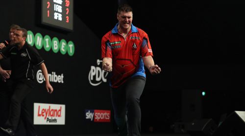 Daryl Gurney steht erstmals im Finale eines TV-Majors und ist sogleich Favorit