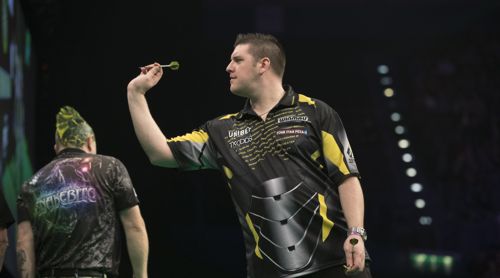 Daryl Gurney gewinnt gegen Peter Wright