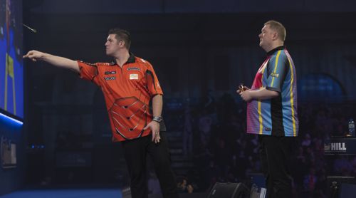 Daryl Gurney und Ricky Evans