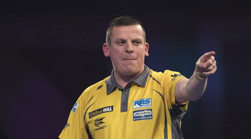 Kim Huybrechts hatte keine Chance gegen Dave Chisnall