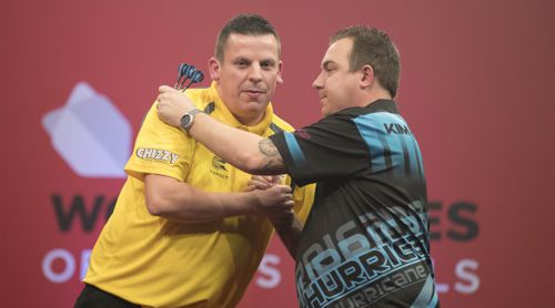 Dave Chisnall und Kim Huybrechts