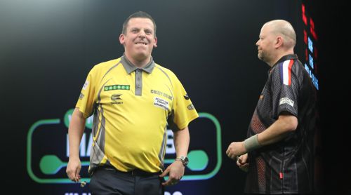 Dave Chisnall verlor trotz eines 106er Averages gegen Raymond van Barneveld