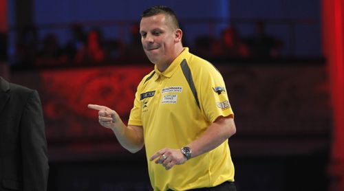 Dave Chisnall bezwing Benito van de Pas in der ersten Runde des World Matchplay 2016