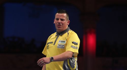 Dave Chisnall musste sich in der Verlängerung eines Dartmatches geschlagen geben