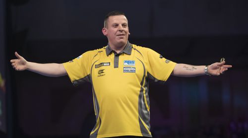 Dave Chisnall ist sichtlich erleichtert