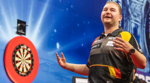 Dimitri Van den Bergh mit 9-Darter
