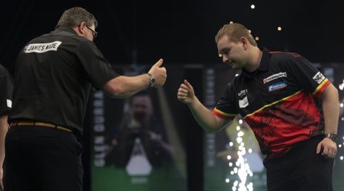 Dimitri Van den Bergh und James Wade schiedlich, friedlich, unentschieden