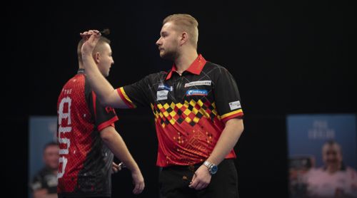 Dimitri Van den Bergh zieht vorzeitig in das Achtelfinale des Grand Slam ein