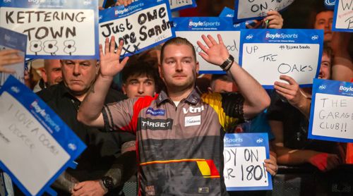 Dimitri Van den Bergh beim Walk-on