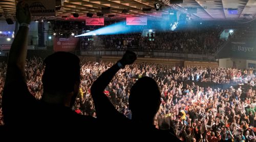 Volles Haus in Leverkusen
