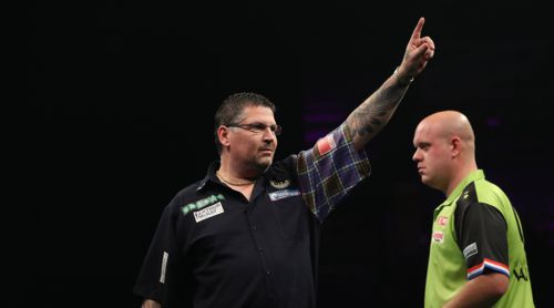 Gary Anderson zeigte gegen Michael van Gerwen das höchst mögliche 170er Finish