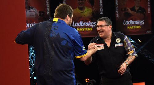 Gary Anderson verliert das Duell der Doppelweltmeister gegen Adrian Lewis