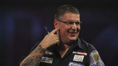 Gary Anderson machte kurzen Prozess mit Andrew Gilding und ist weiter auf dem Weg zur Titelverteidigung