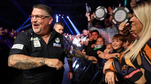 Gary Anderson und seine Frau