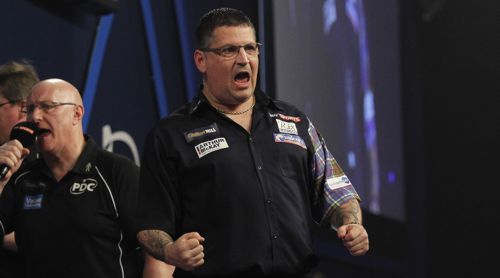 Weltmeister Gary Anderson vor dem großen Finale