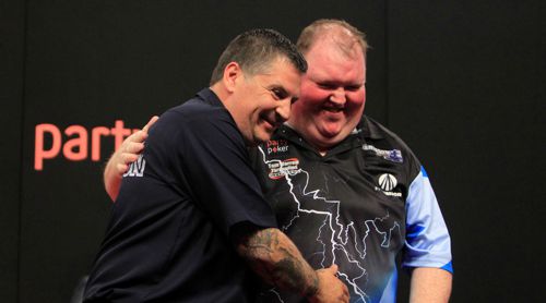 Gary Anderson und John Henderson