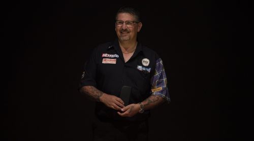 Gary Anderson freut sich auf den Walk-On