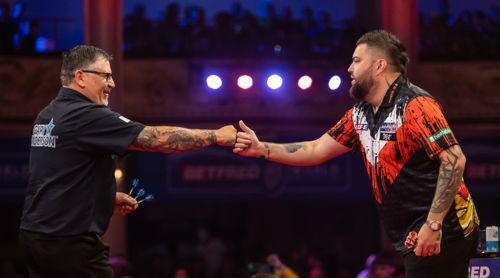 Michael Smith 10:5 Gary Anderson