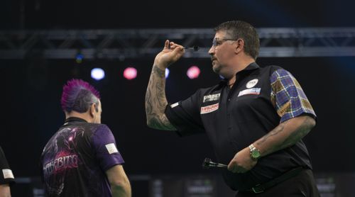 Schottisches Duell zwischen Gary Anderson und Peter Wright