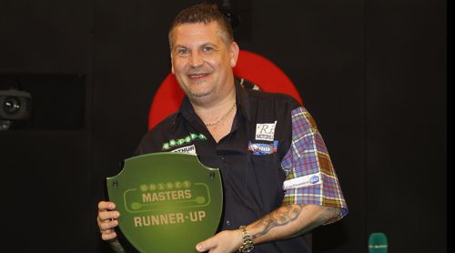 Gary Anderson zeigte sich mit dem zweiten Platz beim Masters zufrieden