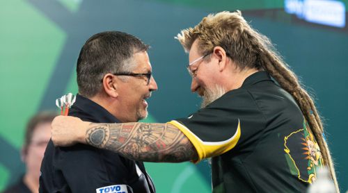 Zwei wahrhaftige Darts-Legenden